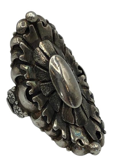 VINTAGE STERLING DECO RING SIZE 10.5 (1 of 4)