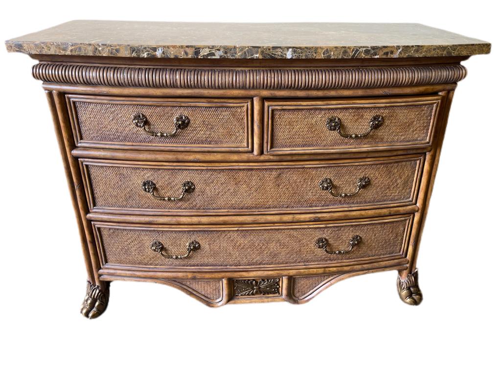 VINTAGE MAITLAND SMITH MARBLE TOP COMMODE (1 of 5)