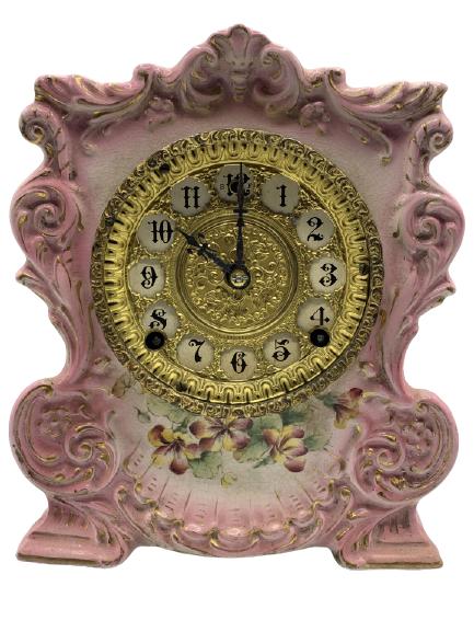 VINTAGE ANTIQUE STYLE GILBERT MANTLE CLOCK 10" (1 of 11)
