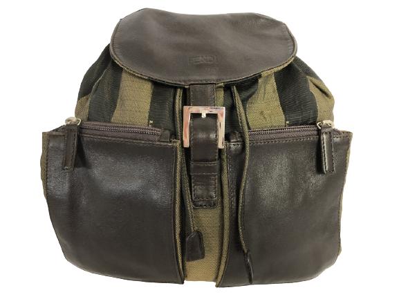 RARE VINTAGE FENDI BACKPACK WTIH ZIP POCKETS (1 of 3)