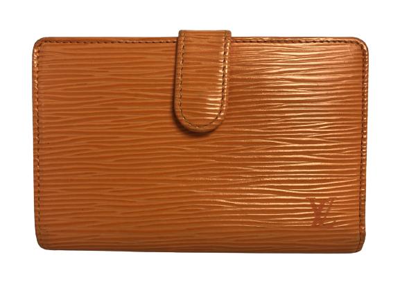LOUIS VUITTON ORANGE EPI FRENCH PURSE (1 of 7)