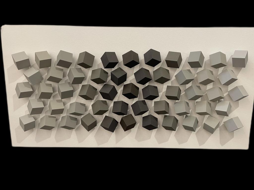 MODERN 3 DIMENSIONA; BLOCK / CUBE ART (1 of 3)