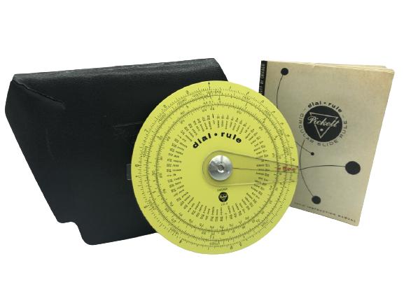 PICKETT DIAL RULE CIRCULAR SLIDE RULE 101-C (1 of 3)