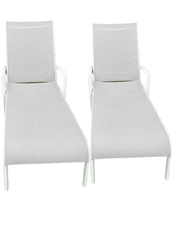 PAIR OF 2  TOMMY HILFIGER CHAISE LOUNGE CHAIRS (1 of 5)
