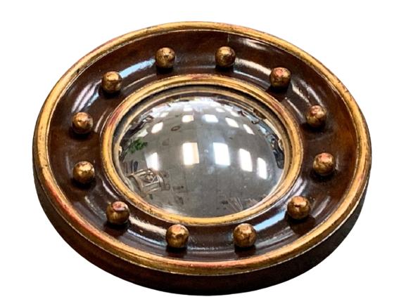 VTG MID CENTURY STYLE FISHEYE CONVEX  MIRROR 13" (1 of 3)