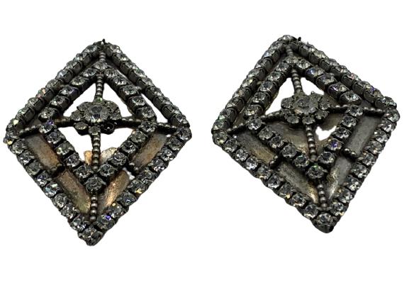 VTG LAGERFELD / TIZIANI SILVER FASHION FINDINGS 4" (1 of 2)