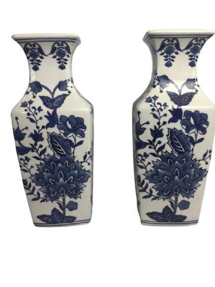 PAIR OF PORCELAIN FORMALITIES BY BAUM BROS VASES 1 (1 of 5)