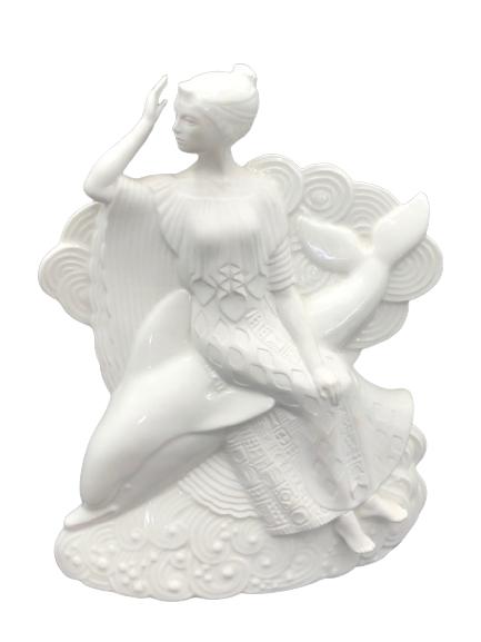 MINTON AMPHITRITE AND THE DOLPHINS FIGURINE: MINTON AMPHITRITE AND THE DOLPHINS FIGURINE #525 LIMITED EDITION-1990-VERY GOOD VINTAGE CONDITION- NO CHIPS OR CRACKS-COA INCLUDED