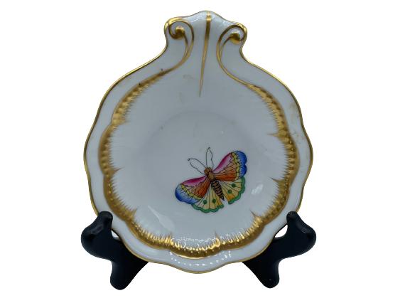 VINTAGE HEREND SMALL BUTTERFLY DISH 5.5" (1 of 3)