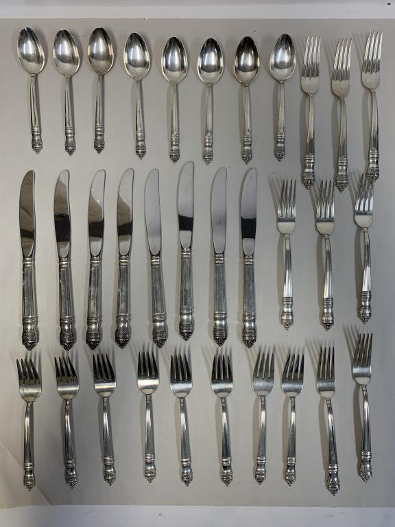 VTG 32 PIECE TOWLE STERLING SILVER SET 1770 G (1 of 6)