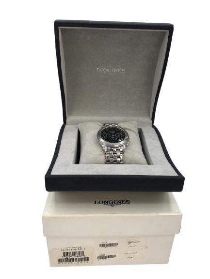 LONGINES FLAGSHIP STEEL CHRONOGRAPH MEN'S WATCH (1 of 5)
