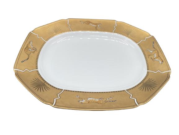 RARE LYNN CHASE "GOLDEN CHEETAHS" PLATTER (1 of 3)