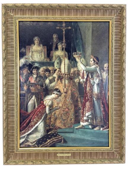 JACQUES LOUIS DAVID GICLEE IN GOLD GILT FRAME 33" (1 of 5)