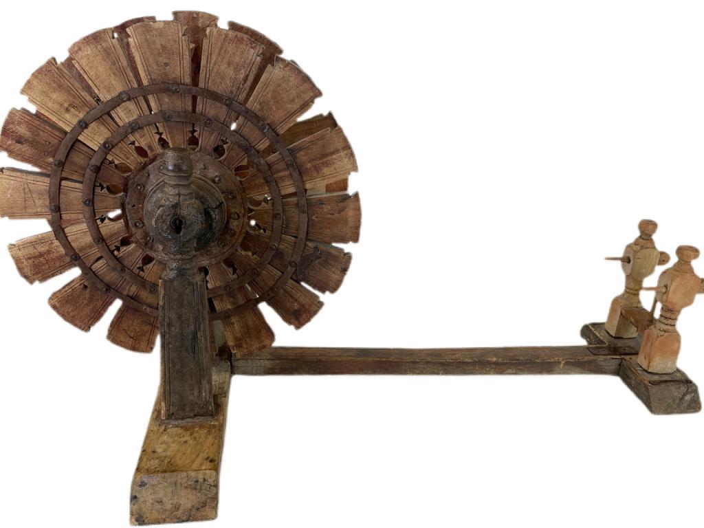 ANTIQUE WOOD TEXTILE MILL (1 of 7)