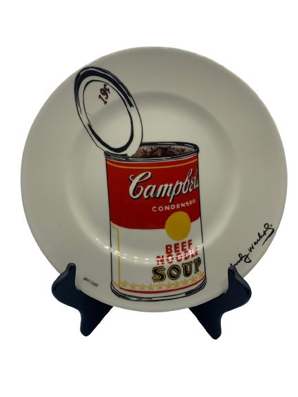 WARHOL "CAMPBELLS SOUP CAN 1962" PLATE 10.5" IN BOX (1 of 7)