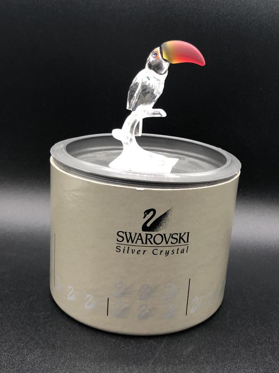 SWAROVSKI CRYSTAL TOUCAN FIGURINE 3.5" (1 of 6)