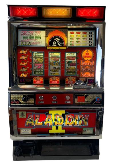 JAPANESE PACHISLO ALADIN 2 SLOT MACHINE 32" (1 of 16)