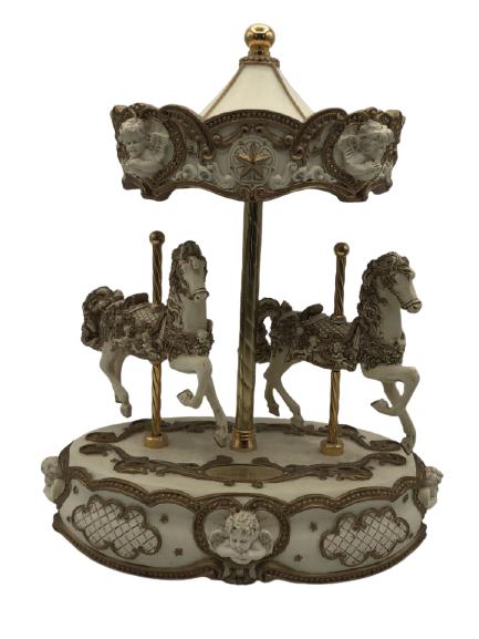 LTD EDITION "ANGEL'S FLIGHT" CAROUSEL MUSIC BOX (1 of 6)