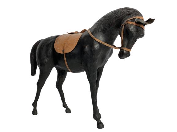 VTG COMPOSITE MATERIAL SADDLED HORSE 17" HIGH (1 of 6)
