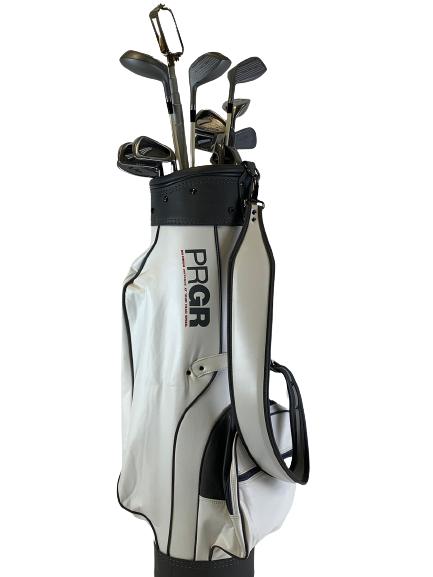 ASSORTED MACGREGOR PRO GOLF CLUBS IN PRGR BAG (1 of 6)