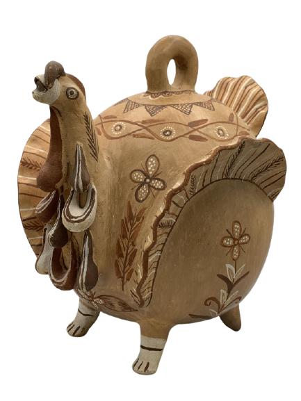 HANDMADE PERUVIAN CERAMIC TURKEY SCULPTURE (1 of 6)