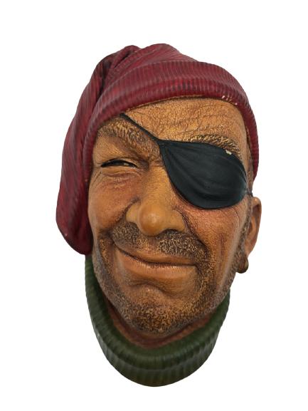 VINTAGE BOSSONS PIRATE WALL ORNAMENT 6" (1 of 7)
