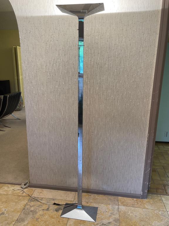-VTG MID CENTURY MODERN CHROME FLOOR LAMP (1 of 5)