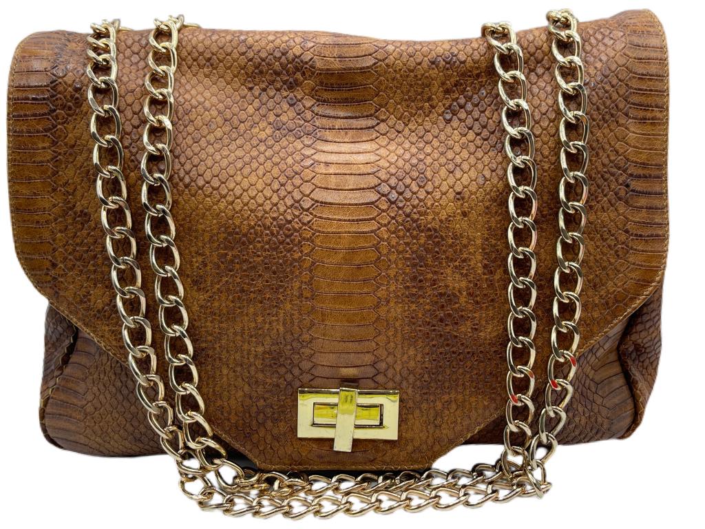 PIETRO ALESSANDRO PYTHON SNAKESKIN HANDBAG (1 of 8)