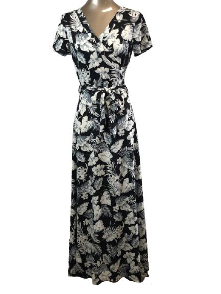 NWT TOUCH EXPRESS WRAP MAXI DRESS SIZE SMALL (1 of 5)