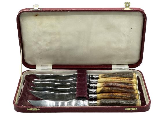 VINTAGE TAYLORS "EYE WITNESS" KNIFE SET IN BOX (1 of 5)