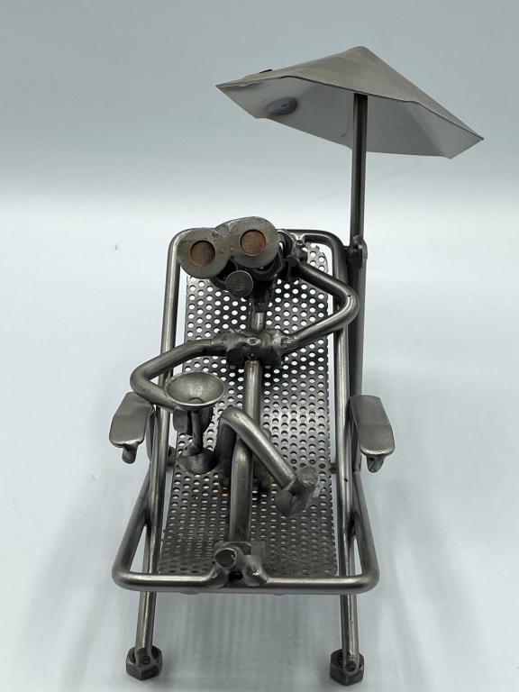 VTG HINA & KUNST SUNBATHING WOMAN SCULPTURE 6" (1 of 5)