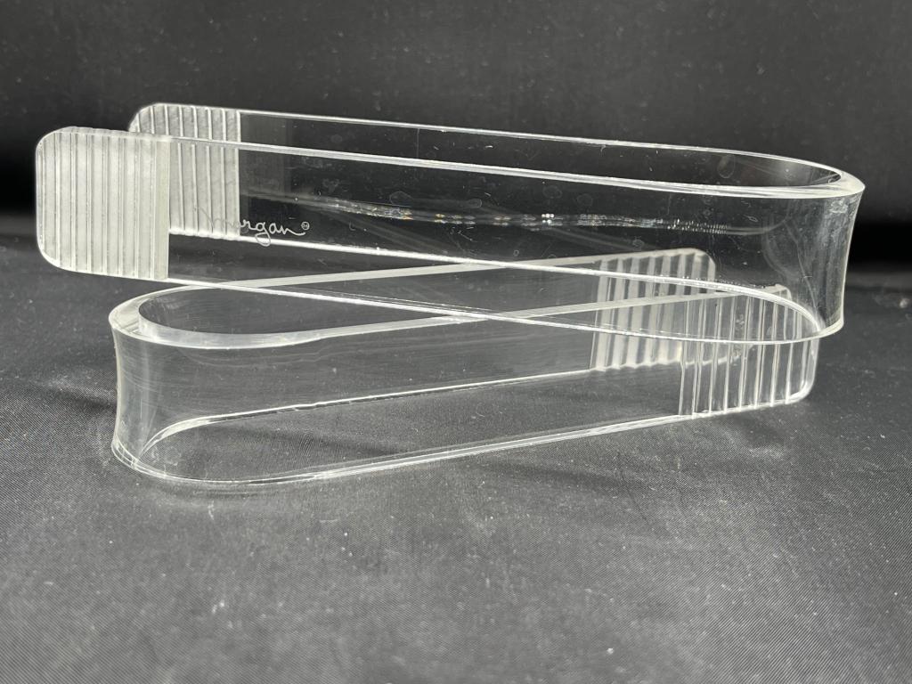 PR MORGAN LUCITE TONGS (1 of 4)