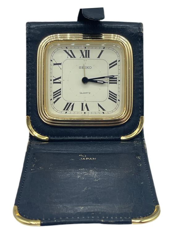 VTG SEIKO WALLET TRAVEL ALARM CLOCK (1 of 7)