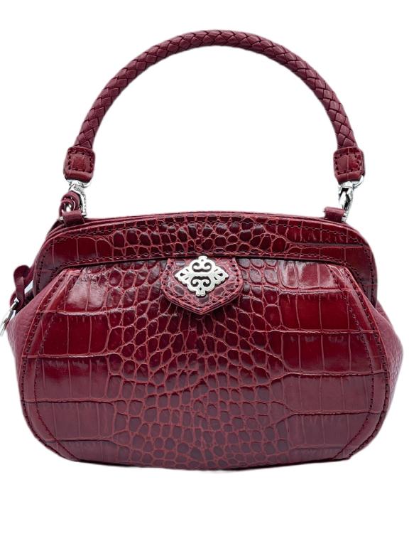 VTG BRIGHTON INSPIRED RED HANDBAG/ SHOULDER BAG (1 of 6)