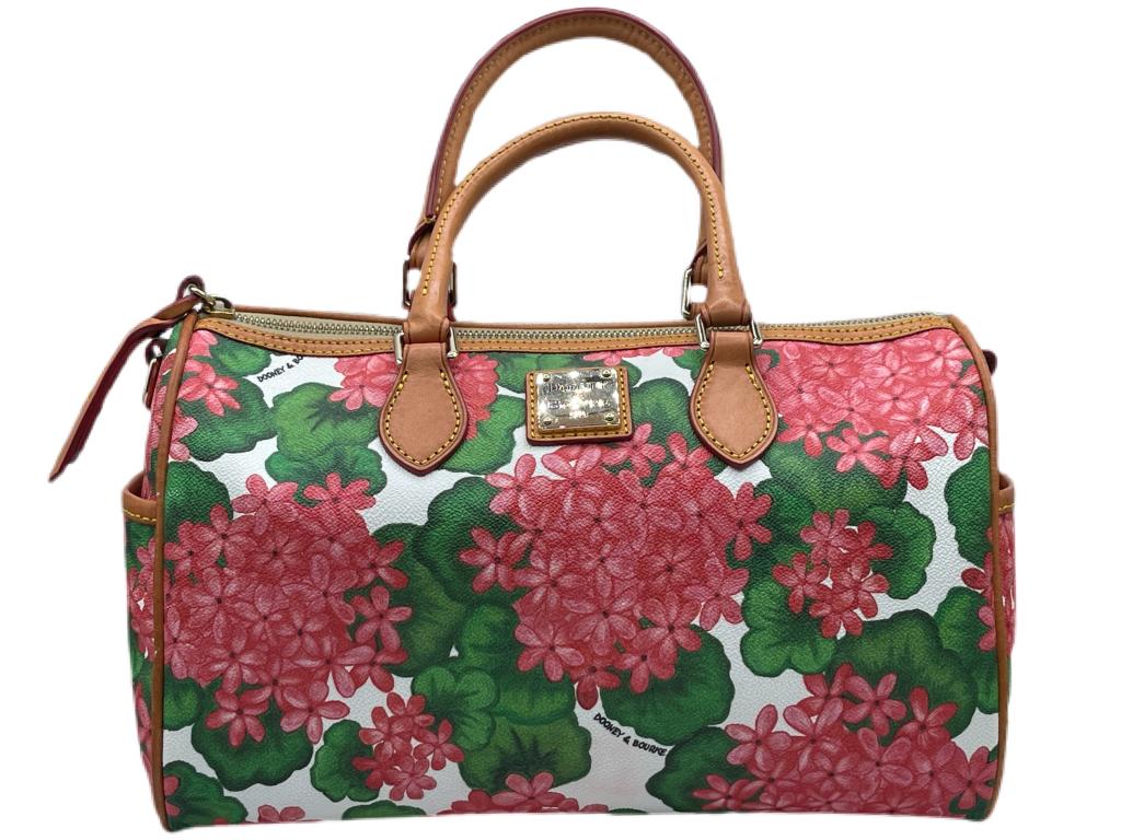 VTG FLORAL DOONEY & BOURKE 1975  HANDBAG (1 of 6)