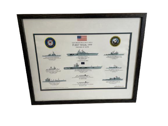 UNITED STATES COAST GUARD SHIP DIAGRAM DRAWING 21" (1 of 2)