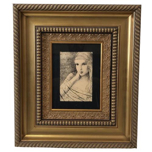CSABA MARKUS HAND EMBELISHED FRAMED ETCHING 20" (1 of 5)