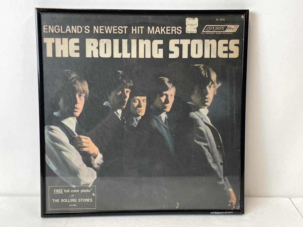 1964 THE ROLLING STONES DEBUT ALBUM FRAMED RECORD (1 of 1)