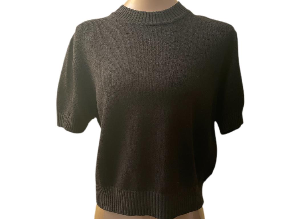 NAVY ST JOHN BASICS SWEATER SZ M (1 of 4)