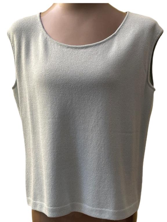 ST JOHN KNIT BLUE SHELL SZ L (1 of 4)