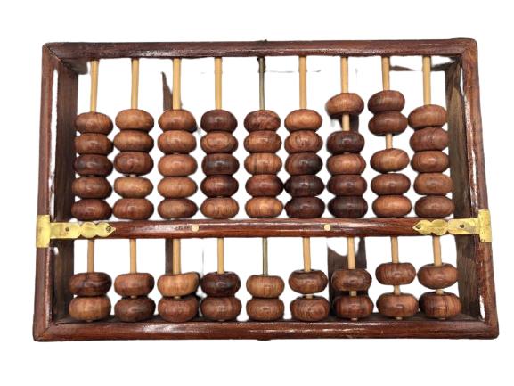 VINTAGE WOODEN ABACUS 10.75" (1 of 4)