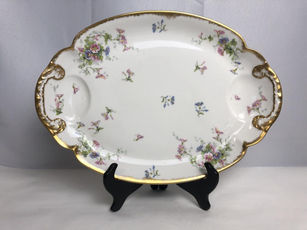 VINTAGE THEODORE HAVILAND FLORAL LARGE PLATTER (1 of 4)