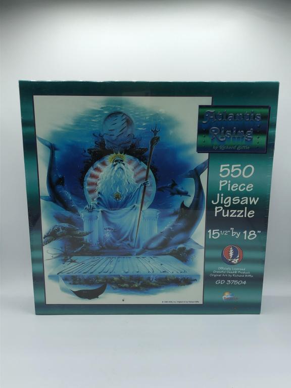 NIB "ATLANTIS RISING" JIGSAW PUZZLE: NIB "ATLANTIS RISING" JIGSAW PUZZLE - 550 PIECES COLLECTIBLE GAMES; BRAIN TEASERS; PUZZLESBC061621