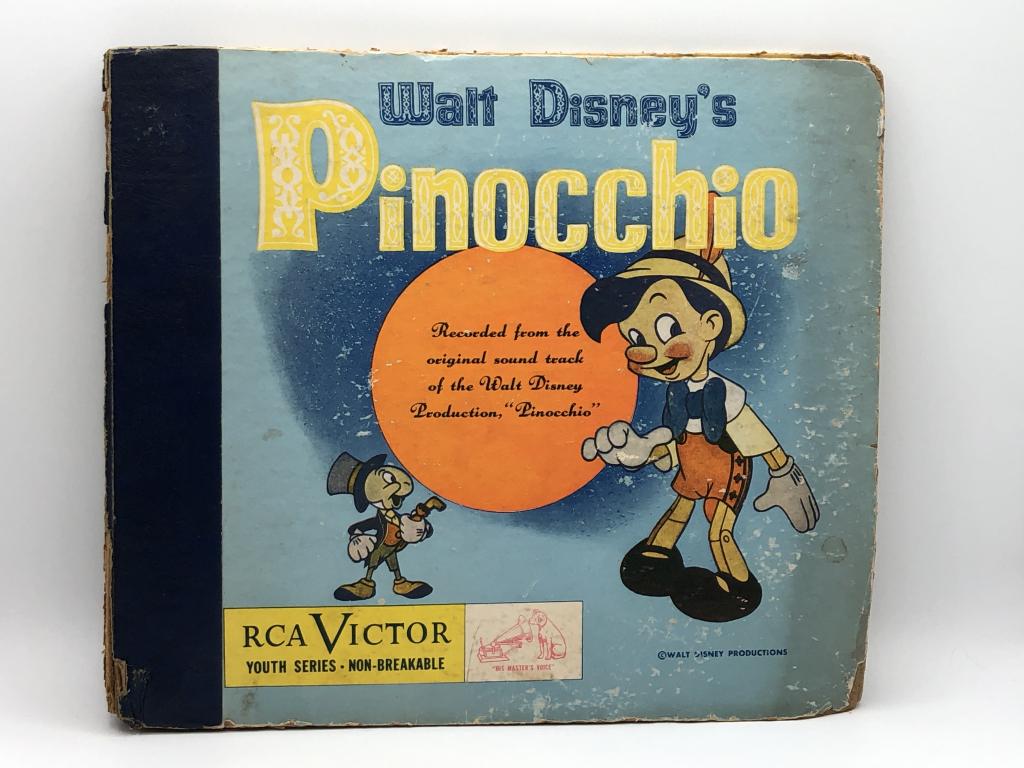 Walt Disney's Pinocchio ピノキオ　絵本　レコード　希少品 Walt Disney's Pinocchio ピノキオ 絵本 レコード 希少品 Walt