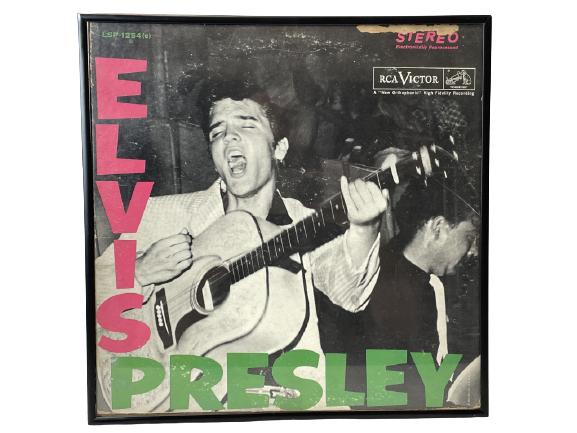 1958 ELVIS PRESLEY  FRAMED VINYL RECORD ALBUM (1 of 1)