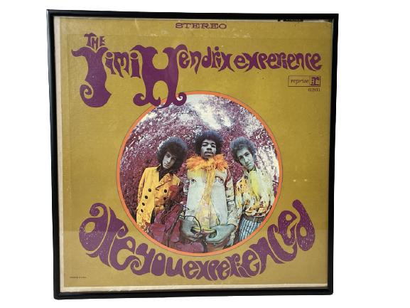 JIMI HENDRIX "ARE YOU EXPERIENCED" FRAMED RECORD (1 of 1)