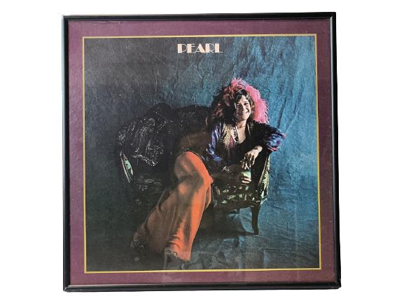 1971 JANIS JOPLIN "PEARL"  FRAMED VINYL RECORD (1 of 1)