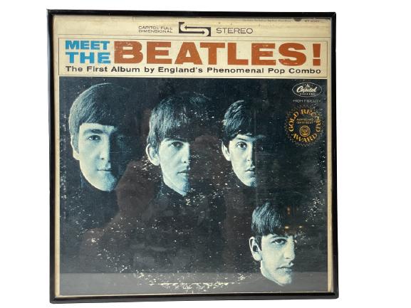 THE BEATLES "MEET THE BEATLES" FRAMED RECORD ALBUM (1 of 1)