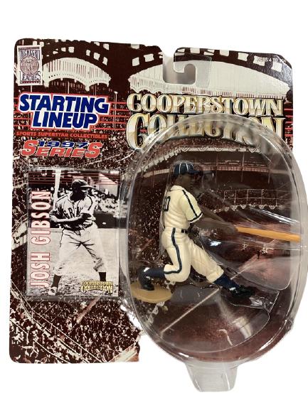 JOSH GIBSON STARTING LINEUP COLLECTIBLE FIGURE NIB: STARTING LINEUP JOSH GIBSON SPORTS SUPERSTAR COLLECTIBLE FIGURE NIB-- UNOPENED BOX IN VERY GOOD CONDITION CONSISTENT WITH AGE, WEAR CONSISTENT WITH AGE, SEE PHOTOS-DP62521