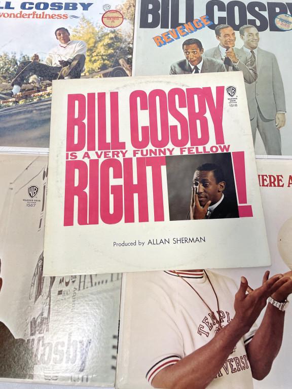 LOT OF 5 BILL COSBY COMEDY RECORD ALBUMS (1 of 6)